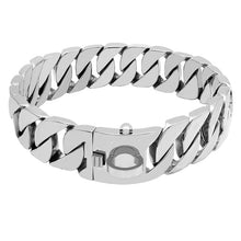 Load image into Gallery viewer, Strong Metal Dog Chain Collars Stainless Steel Pet Training Choke Collar For Large Dogs Pitbull Bulldog Silver Gold Show Collar
