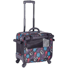 Load image into Gallery viewer, Pet Cat Trolley Case Rolling Dog Carrier Wheels Soft Sided Collapsible Folding Travel Bag Large Cats Carrying Airline Approved
